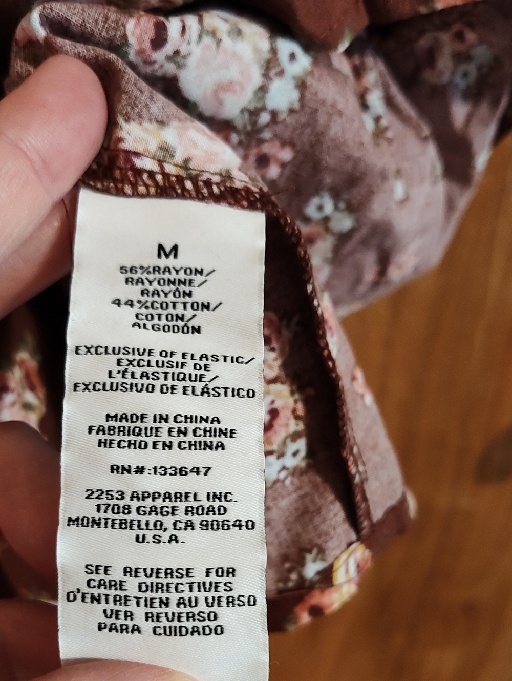 Celebrity Pink Puff Sleeve Babydoll Dress Vintage Bloom Brown Coral Smocked Med - Picture 14 of 15